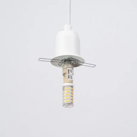 Lampy-sufitowe - lampa wisząca hyperion 3p biały sollux sl.1357 