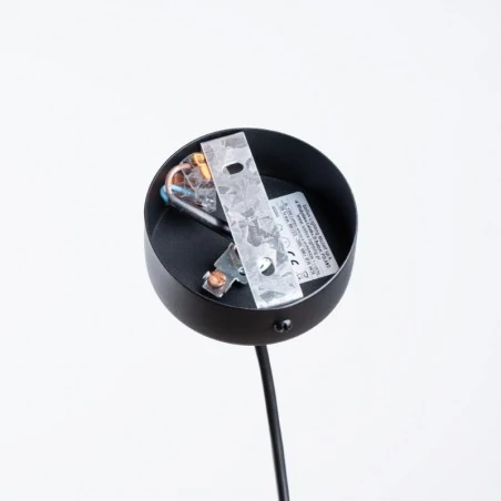 Lampy-sufitowe - lampa wisząca hyperion 1 czarny sollux sl.1358 