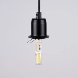 Lampy-sufitowe - lampa wisząca hyperion 1 czarny sollux sl.1358 
