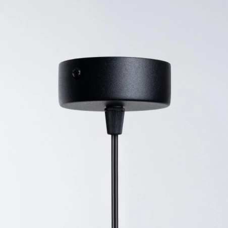 Lampy-sufitowe - lampa wisząca hyperion 1 czarny sollux sl.1358 