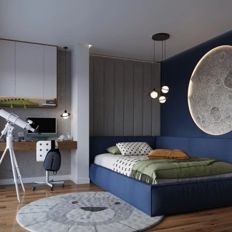 Lampy-sufitowe - lampa wisząca hyperion 3p czarny sollux sl.1359 