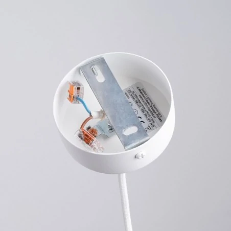 Lampy-sufitowe - lampa wisząca nicus 1 biała sollux sl.1360 