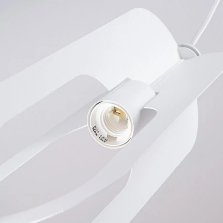 Lampy-sufitowe - lampa wisząca nicus 3p biała sollux sl.1361 