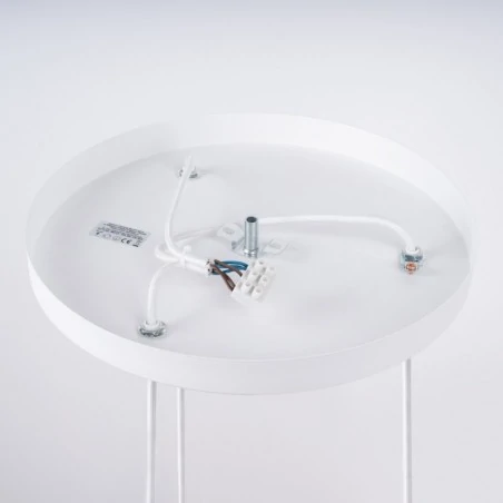 Lampy-sufitowe - lampa wisząca nicus 3p biała sollux sl.1361 