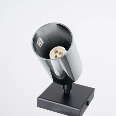 Kinkiety-do-salonu - kinkiet winx czarny/chrom sollux sl.1366 