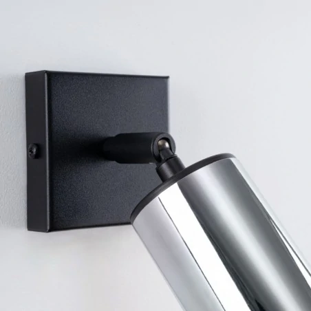 Kinkiety-do-salonu - kinkiet winx czarny/chrom sollux sl.1366 