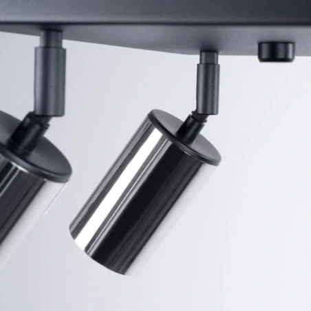 Lampy-sufitowe - plafon winx 4 czarny/chrom sollux sl.1370 