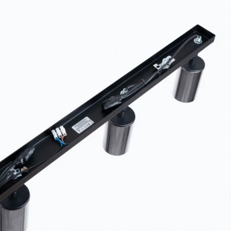 Lampy-sufitowe - plafon winx 4l czarny/chrom sollux sl.1371 