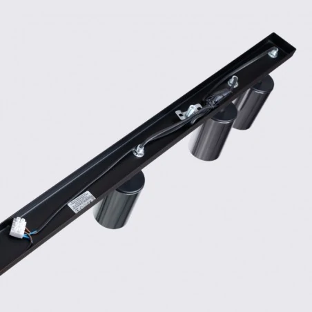 Lampy-sufitowe - plafon winx 6l czarny/chrom sollux sl.1372 