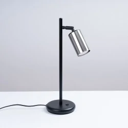Lampki-biurkowe - lampa biurkowa winx czarny/chrom sollux sl.1373 