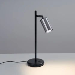 Lampki-biurkowe - lampa biurkowa winx czarny/chrom sollux sl.1373 