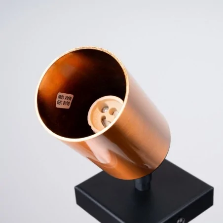 Kinkiety-do-salonu - kinkiet winx czarny/miedź sollux sl.1374 