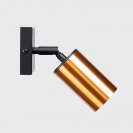 Kinkiety-do-salonu - kinkiet winx czarny/miedź sollux sl.1374 