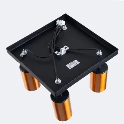 Lampy-sufitowe - plafon winx 4 czarny/miedź sollux sl.1378 