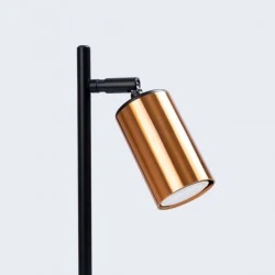 Lampki-biurkowe - lampa biurkowa winx czarny/miedź sollux sl.1381 