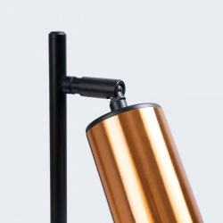 Lampki-biurkowe - lampa biurkowa winx czarny/miedź sollux sl.1381 