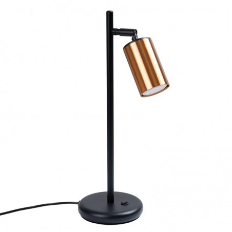 Lampki-biurkowe - lampa biurkowa winx czarny/miedź sollux sl.1381 