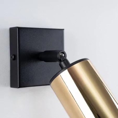 Kinkiety-do-salonu - kinkiet winx czarny/złoty sollux sl.1382 