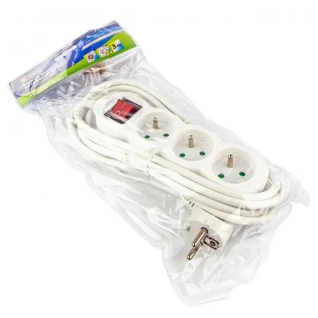 Przedluzacze-elektryczne - przedłużacz z wyłącznikiem 3 gniazda 3m s08272 emos - 1902130300 