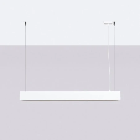 Lampy-sufitowe - lampa wisząca spark biała sollux sl.1394 