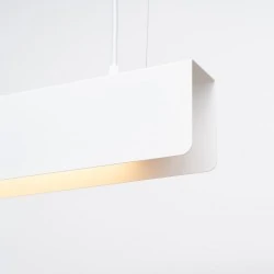 Lampy-sufitowe - lampa wisząca spark biała sollux sl.1394 