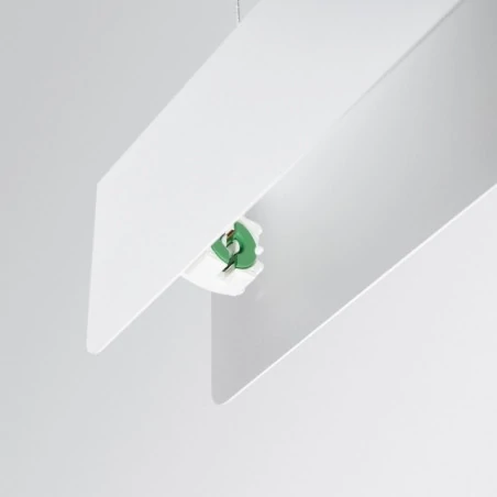 Lampy-sufitowe - lampa wisząca spark biała sollux sl.1394 