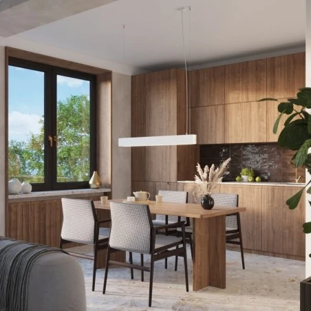 Lampy-sufitowe - lampa wisząca spark biała sollux sl.1394 