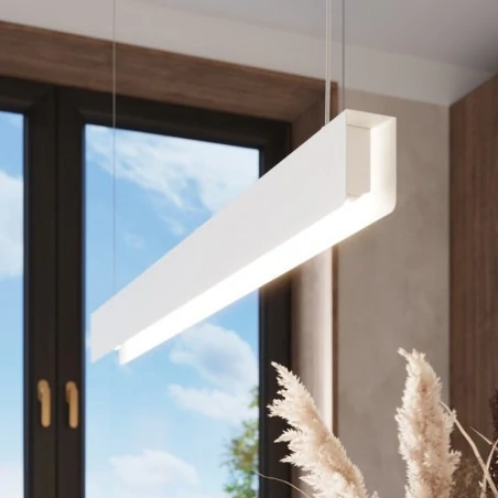 Lampy-sufitowe - lampa wisząca spark biała sollux sl.1394 