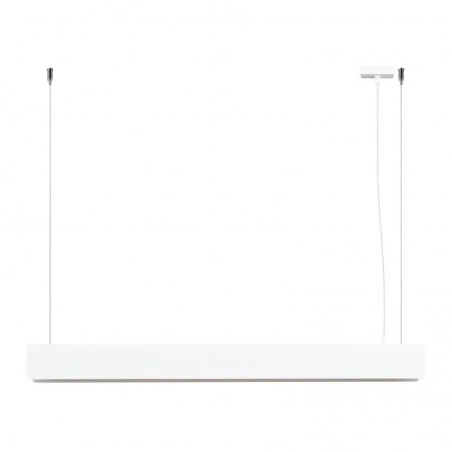 Lampy-sufitowe - lampa wisząca spark biała sollux sl.1394 