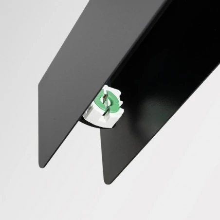 Lampy-sufitowe - lampa wisząca długa spark czarna sollux sl.1395 