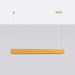 Lampy-sufitowe - lampa wisząca spark złota sollux sl.1396 