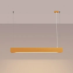 Lampy-sufitowe - lampa wisząca spark złota sollux sl.1396 