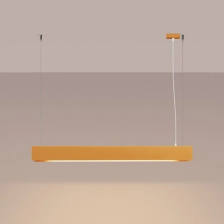 Lampy-sufitowe - lampa wisząca spark złota sollux sl.1396 