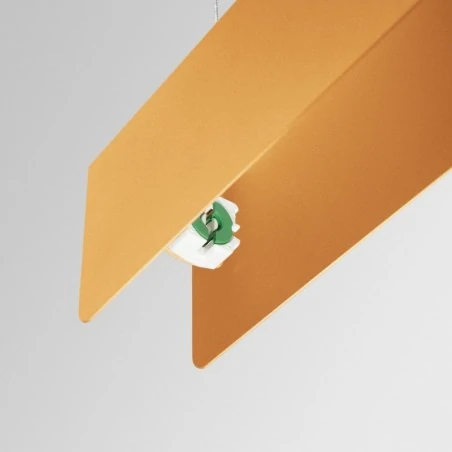 Lampy-sufitowe - lampa wisząca spark złota sollux sl.1396 