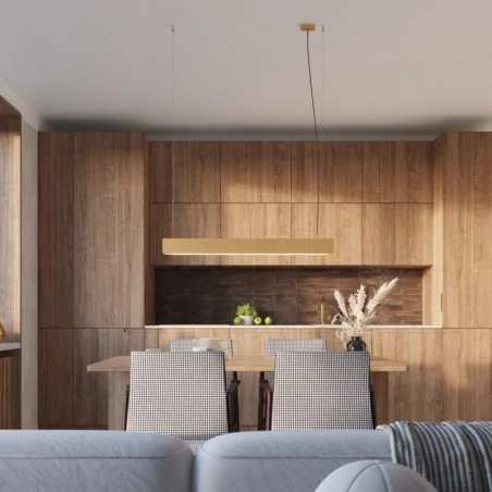 Lampy-sufitowe - lampa wisząca spark złota sollux sl.1396 