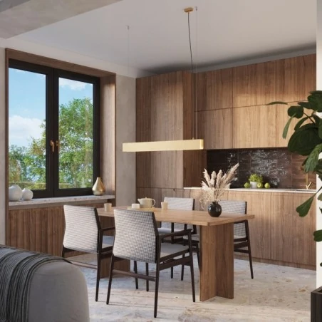 Lampy-sufitowe - lampa wisząca spark złota sollux sl.1396 