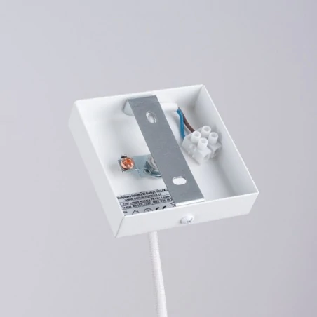 Lampy-sufitowe - lampa wisząca prysm 1 biała sollux sl.1397 