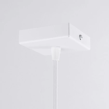 Lampy-sufitowe - lampa wisząca prysm 1 biała sollux sl.1397 