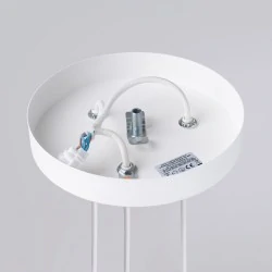 Lampy-sufitowe - lampa wisząca prysm 3p biała sollux sl.1398 