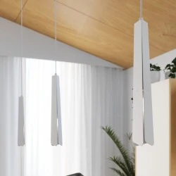 Lampy-sufitowe - lampa wisząca prysm 3p biała sollux sl.1398 