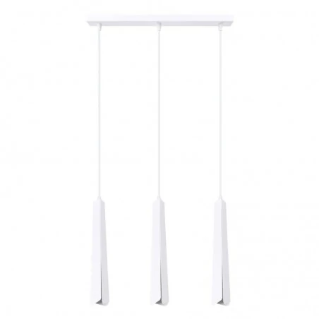Lampy-sufitowe - lampa wisząca prysm 3l biała sollux sl.1399 