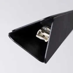 Lampy-sufitowe - lampa wisząca prysm 1 czarna sollux sl.1400 