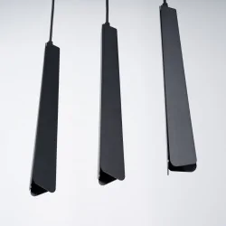 Lampy-sufitowe - lampa wisząca prysm 3l czarna sollux sl.1402 