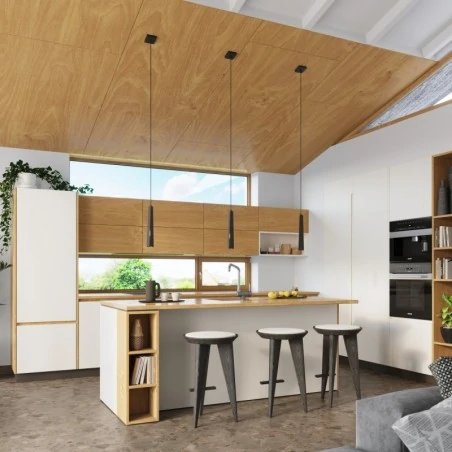 Lampy-sufitowe - lampa wisząca prysm 3l czarna sollux sl.1402 