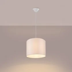 Lampy-sufitowe - lampa wisząca nova 30 biała sollux sl.1403 