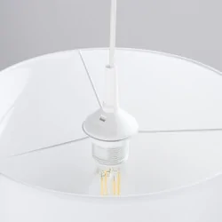 Lampy-sufitowe - lampa wisząca nova 30 biała sollux sl.1403 