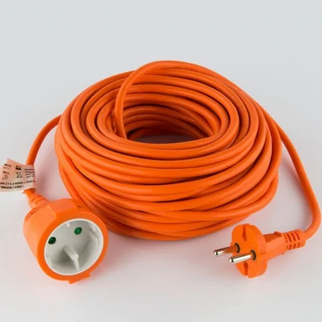 Przewody-przedluzacze-rozgalezniki - przedłużacz ogrodowy 2×1 mm 1 gniazdo 20m pomarańczowy p01320 emos - 1901012001 