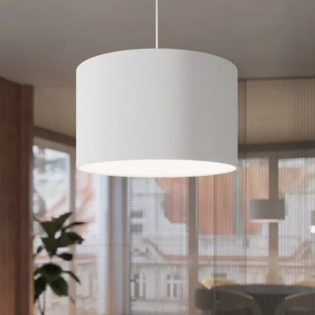 Lampy-sufitowe - lampa wisząca nova 40 biała sollux sl.1404 