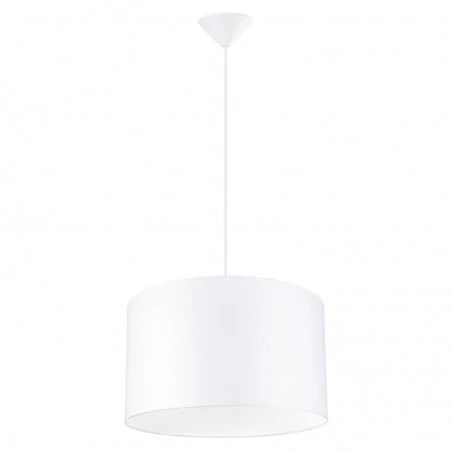 Lampy-sufitowe - lampa wisząca nova 40 biała sollux sl.1404 