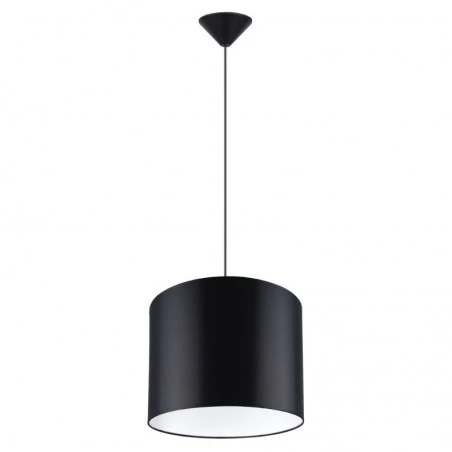 Lampy-sufitowe - lampa wisząca nova 30 czarna sollux sl.1405 
